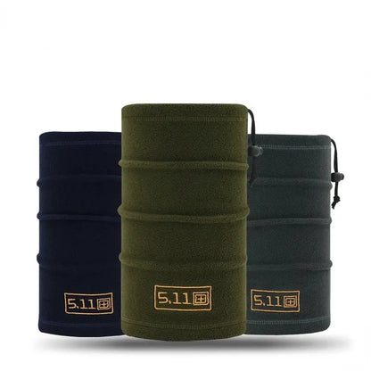 Tactical fleece hat and scarf set