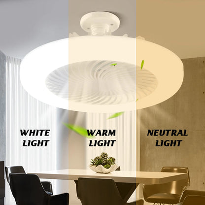 Ceiling Fan With Tri-color dimmable lights