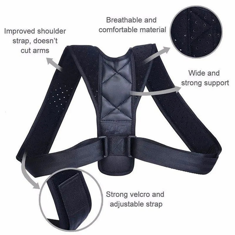 1X Unisex Adjustable Posture Corrector